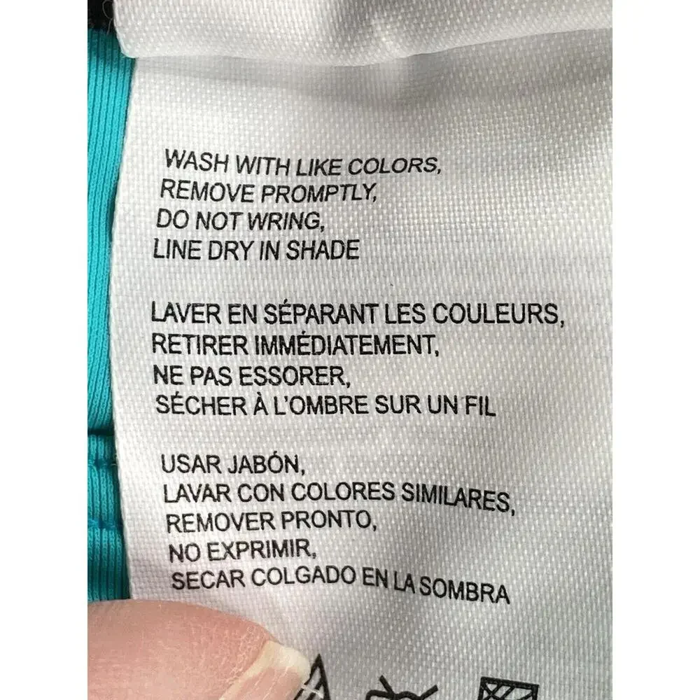 Speedo Swim Trunks Mens XXL Aqua‎ Black Active Swim Athletic TurboDri Poolside